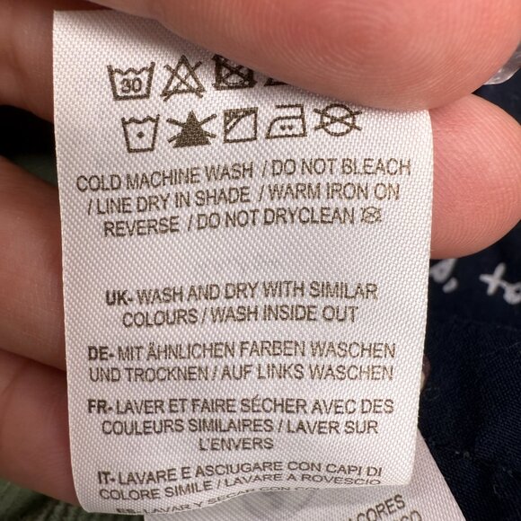 EUC Women's BODEN Denim Cord Girlfriend Pant Light Green | Size 12R - Picture 10 of 14